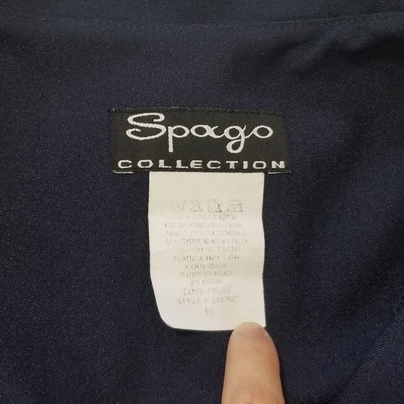 Navy Blue Blazer Jacket - Picture 4 of 4